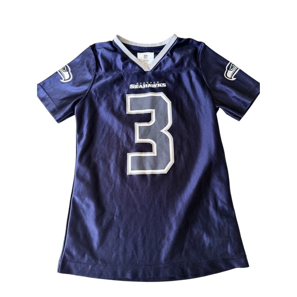 Seattle Seahawks Girls NFL Jersey #3 - Youth Fan Top - Picture 2 of 6